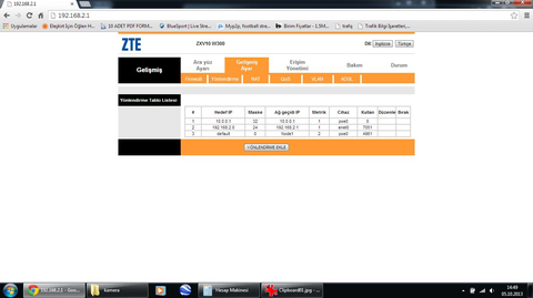 IP Kamera MODEM Port Açma Hakkında ve AYAR YARDIMI Lütfen