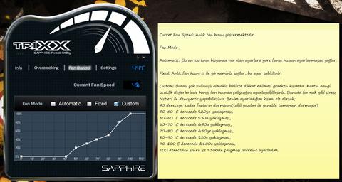 SAPPHİRE Trixx v3.0.2 yazılımı ile overclock rehberi