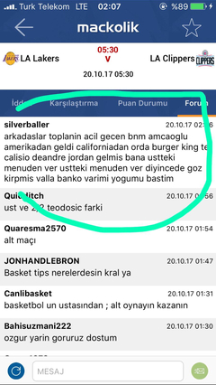 Maçkolikteki Troll Yorumlar