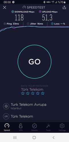 TÜM OPERATÖRLER 4,5G HIZ TESTİ [ANA KONU] 5G YE DOĞRU ADIM ADIM