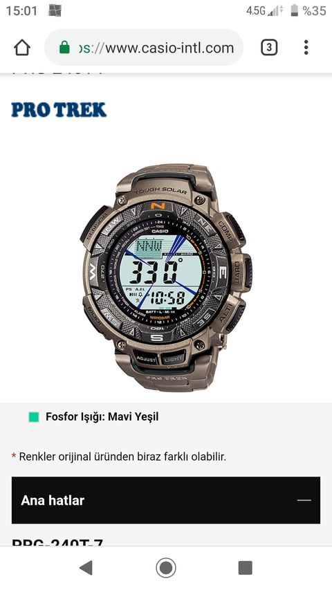 Protrek mi yoksa Samsung Gear S3 mü