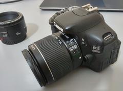  Canon 600D ve dolu bir set!
