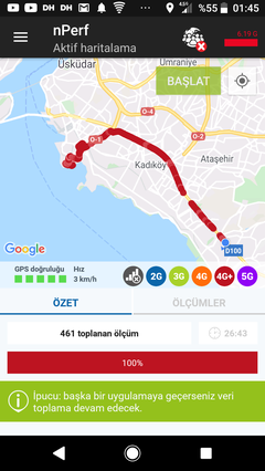 TÜM OPERATÖRLER 4,5G HIZ TESTİ [ANA KONU] 5G YE DOĞRU ADIM ADIM