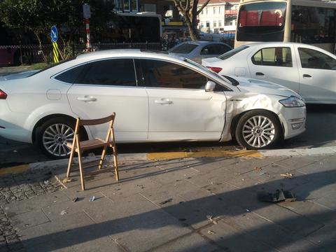 Mondeo ile Fluence kaza ( şaşırtıcı )