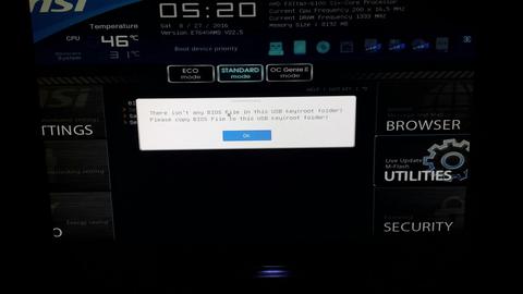 BİOS GÜNCELLEMESİ YAPAMIYORUM