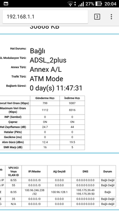 Telefon hattı yan ankastreye alma