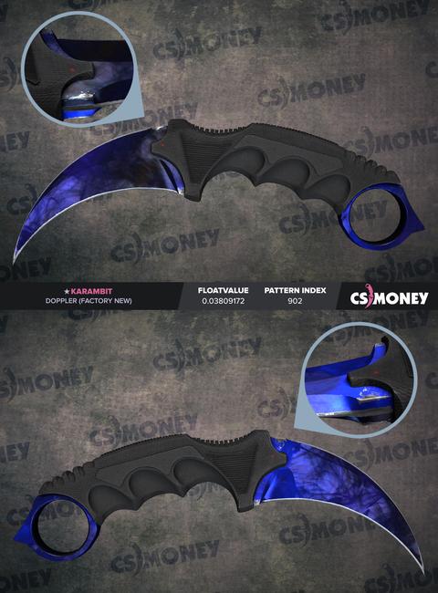 Satılık doppler karambit FN.