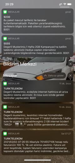Türk telekom tutarsızlığı