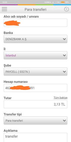 paycell sanal karta para yukleme