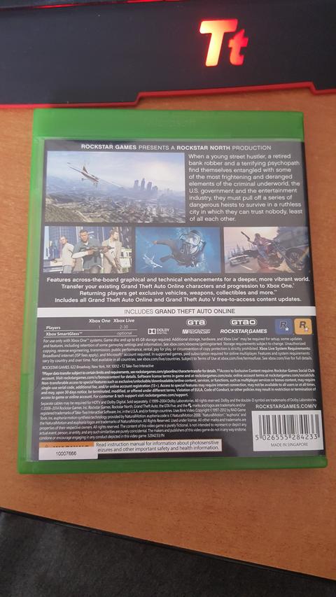 Xbox One Grand Theft Auto 5 Çok Temiz!!! 130TL Istanbul