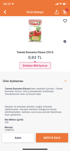 Migros Delist Ürünleri..