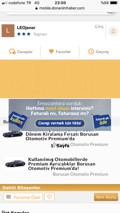 Böyle reklammı alınır DH