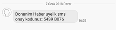 [sizer]GSM Onay Kodu Sorunu