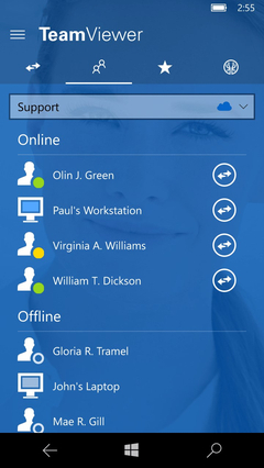 TeamViewer, Windows Phone 8 için yayınlandı