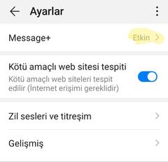 Huawei RCS Sohbet Servisini İptal Etmek