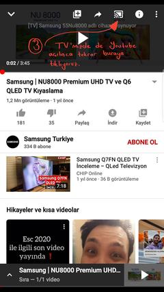 SAMSUNG 55NU8000 KULLANICILARI