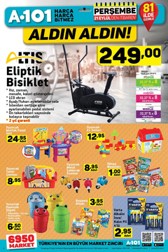 A-101 Eliptik Bisiklet (21 Eylül Perşembe)