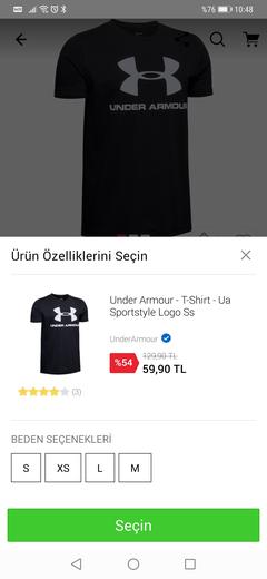 Under Armour Ua Charged Pursuit 2 N11 199.90 TL