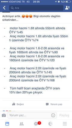 Yeni ÖTV sistemi detayları