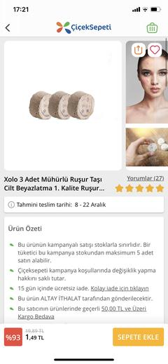 3 Adet Ruşur Taşı Orijinal Mühürlü 1.Kalite 1.49₺