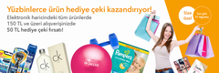  Hepsiburada 150 TL üzerine 50 TL hediye çeki