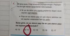 İki geometri iki matematik sorusu