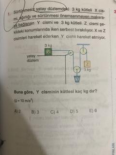 2 adet fizik sorusu