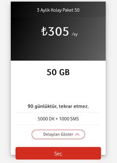 Vodafone dan Yeni Faturasız Hat Alanlara Ve Numara Taşımaya Özel Kolay Paketler!