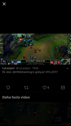 Twitter uygulamasında video boyut sorunu