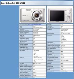 Satıldı !!! Sony Cyber-shot DSC-W520 Dijital Fotoğraf Makinası