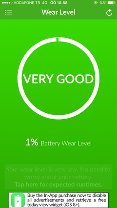  Battery Wear Level yalanı / SS'lerle destekli