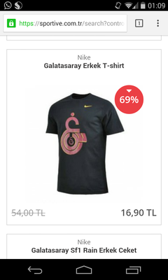  Galatasaray Ceket 52 - 67 TL