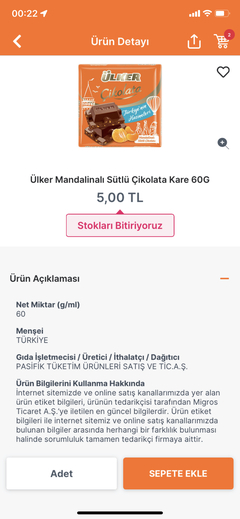 Migros Delist Ürünleri..