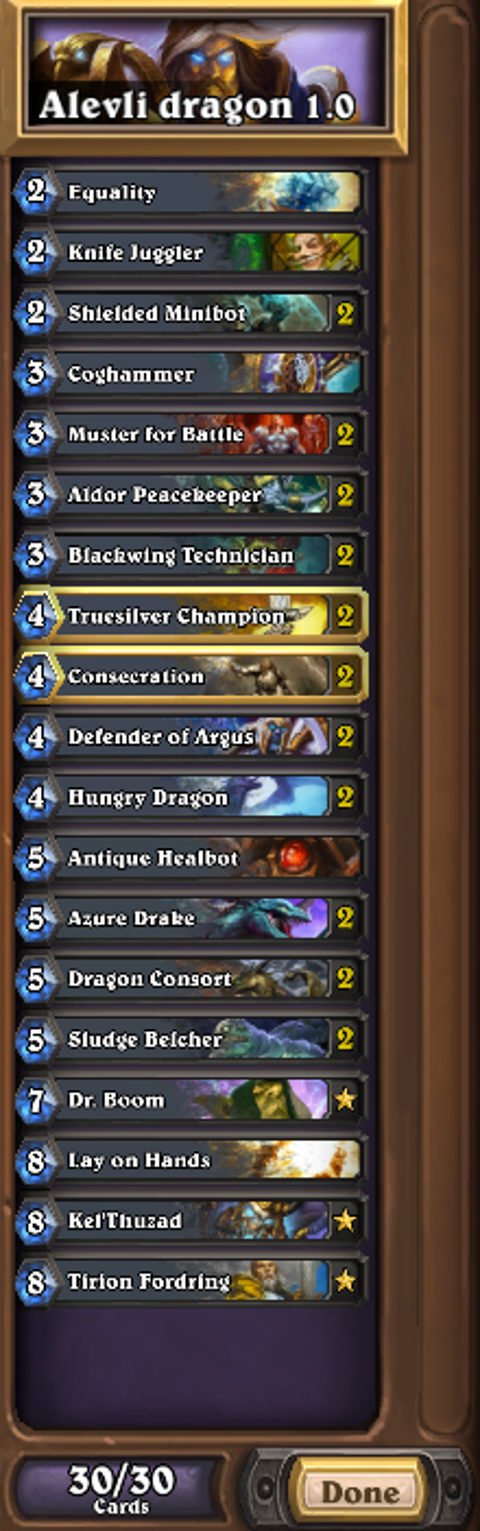 Paladin Deckleriniz/Stratejileriniz
