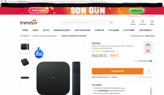 Xiaomi Mi Box S 4K Android TV (354 tl kargo dahil)