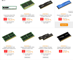DDR4 bellek hızı ve fiyatları