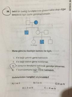  Biyoloji Sorum !! Yardım edermisiniz arkadaşlar ??