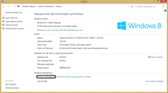  WIN8.1 OEM Lisans - Temiz Kurulum (Lisans Kaybetmeden) (UEFI)