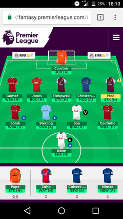 DH Fantasy Premier League 20/21