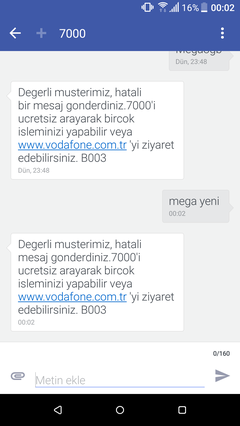 Vodafone Faturasız 750DK+1000SMS+2GB (22₺)