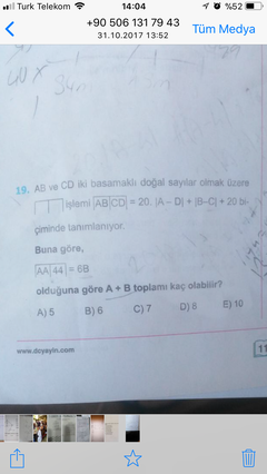 Matematik sorum