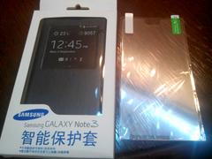  Spigen Slim Armor View Galaxy Note 3 Sview Koruma ve Samsung ince Sview Note3 Koruma Kılıfı