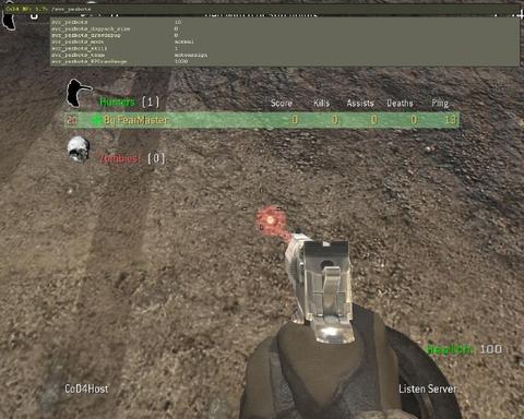 cod4 zombi mod u botlarla oynamak?