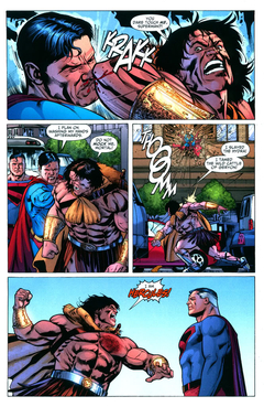 Kingdom Come Superman vs Old King Thor