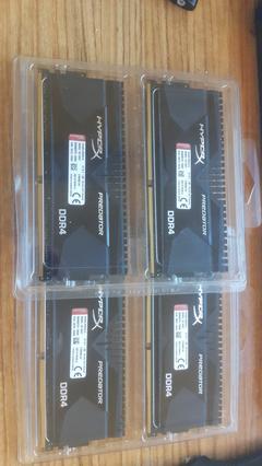 Kingston 16GB (4x4GB) HyperX Predator DDR4 3000MHz CL15 1.35V XMP Ram Quad Kit