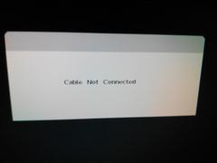  monitorumde cable not connected hatası alıyorum [SS'li]