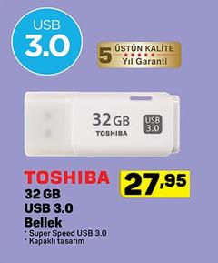 Toshiba U301 32 Gb Usb 3.0 Flash Bellek - Kullanıcı İncelemesi 