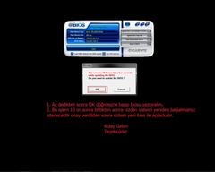  Gigabyte Anakartlarda Bios Update Yapımı..