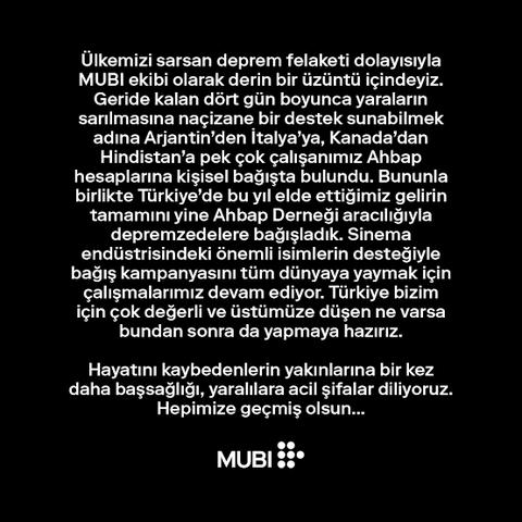 Mubi 4 Ay 40 TL