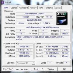 AMD GAMER PC Phenom x4 960T - 850 TL